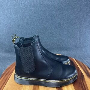 Dr. Martens Dorrian Black Chelsea Boots Womens 8 Mens 7 AW004 SH11W